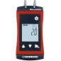 Manomètre de pression fin pour application en chauffage / ventilation / climatisation (HVAC)