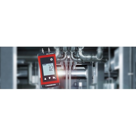 Manomètre de pression fin pour application en chauffage / ventilation / climatisation (HVAC)