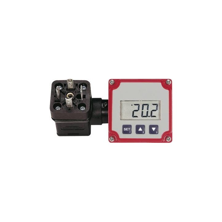 Indicateur autoalimenté intégrable pour convertisseurs de mesure 4-20A, avec touches