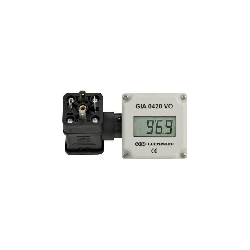 Indicateur autoalimenté intégrable pour convertisseurs de mesure 4-20A, sans touches Indicateur autoalimenté intégrable pour convertisseurs de mesure 4-20A, sans touches