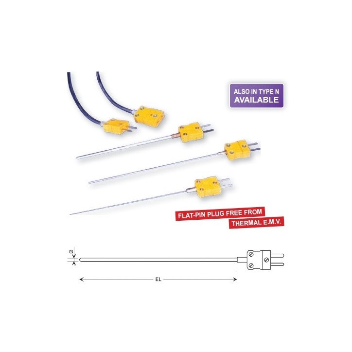 STANDARD - ÉLÉMENTS THERMIQUES DE VESTE DE TYPE K (NICR-NI) STANDARD - ÉLÉMENTS THERMIQUES DE VESTE DE TYPE K (NICR-NI)