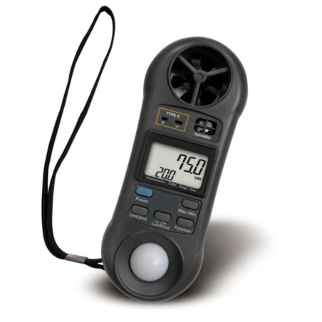 Thermo/Hygro/Lux/Anémomètre 2180LM GHM Metrologie Maroc