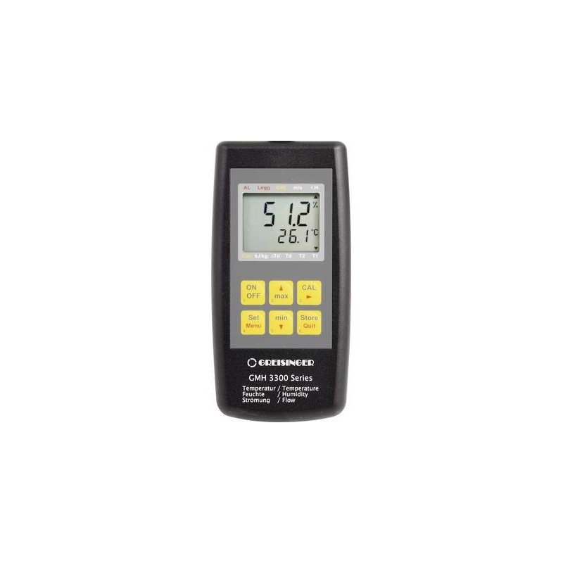 GMH 3331 – Hygromètre, Thermomètre et Débitmètre Industriel GMH 3331 – Hygromètre, Thermomètre et Débitmètre Industriel