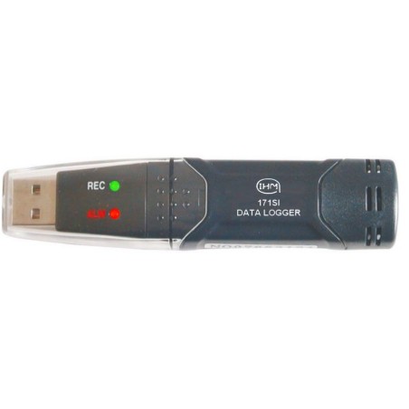 0171SI – Enregistreur Thermomètre/Hygromètre Ambiant avec Alarme LED et USB