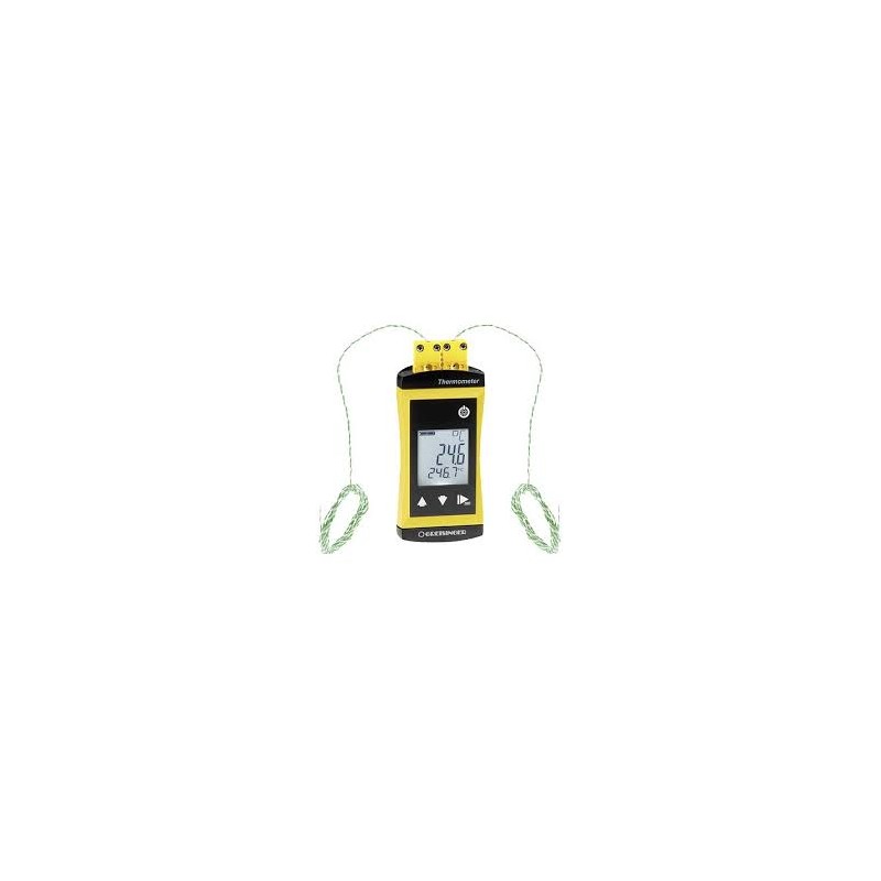 Thermomètre à 2 Canaux avec Alarme pour Mesure Précise de la Température
