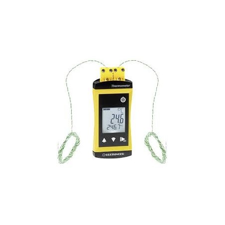 Thermomètre à 2 Canaux avec Alarme pour Mesure Précise de la Température
