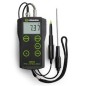 pH-mètre/température portable – Mesure précise pour industrie alimentaire et laboratoires