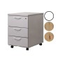 Caisson Mobile 3 Tiroirs Blanc – Rangement Pratique et Fonctionnel