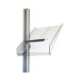 124800-Présentoir document incliné A4 transparent fixation sur profil aluminium