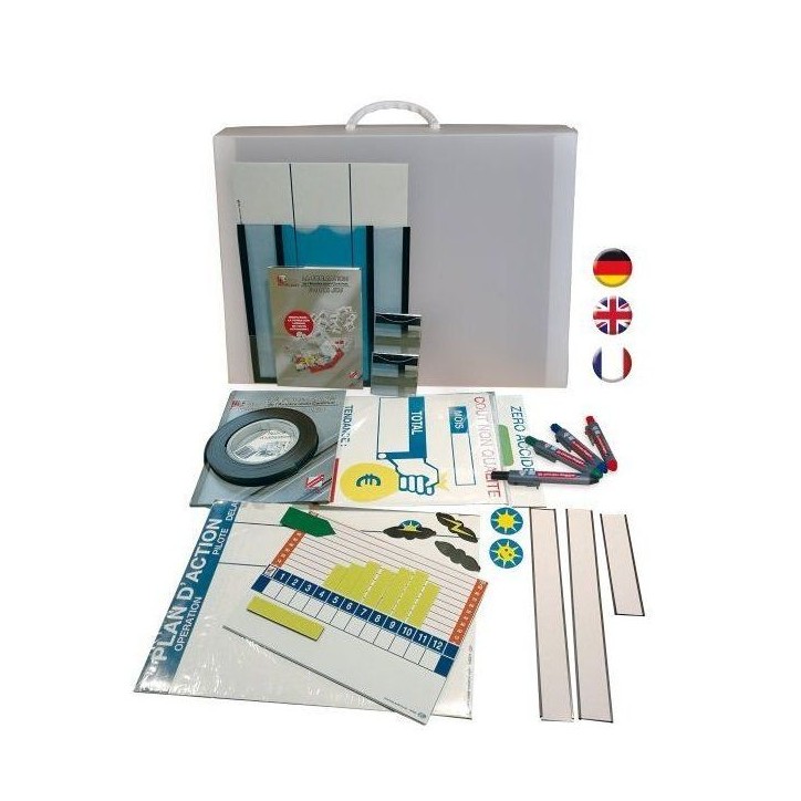 Mallette Management Visuel – Outil Pédagogique pour Formation et Suivi des Processus Mallette Management Visuel – Outil Pédagogique pour Formation et Suivi des Processus