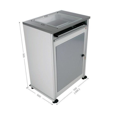 MOBIPOST 500B – Armoire sécurisée et ergonomique pour postes PC et équipements informatiques