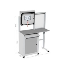 MOBIPOST 500D – Armoire sécurisée et ergonomique pour postes PC et équipements informatiques