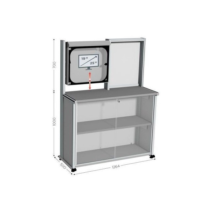 MOBIPOST 500E – Armoire Informatique pour Postes PC