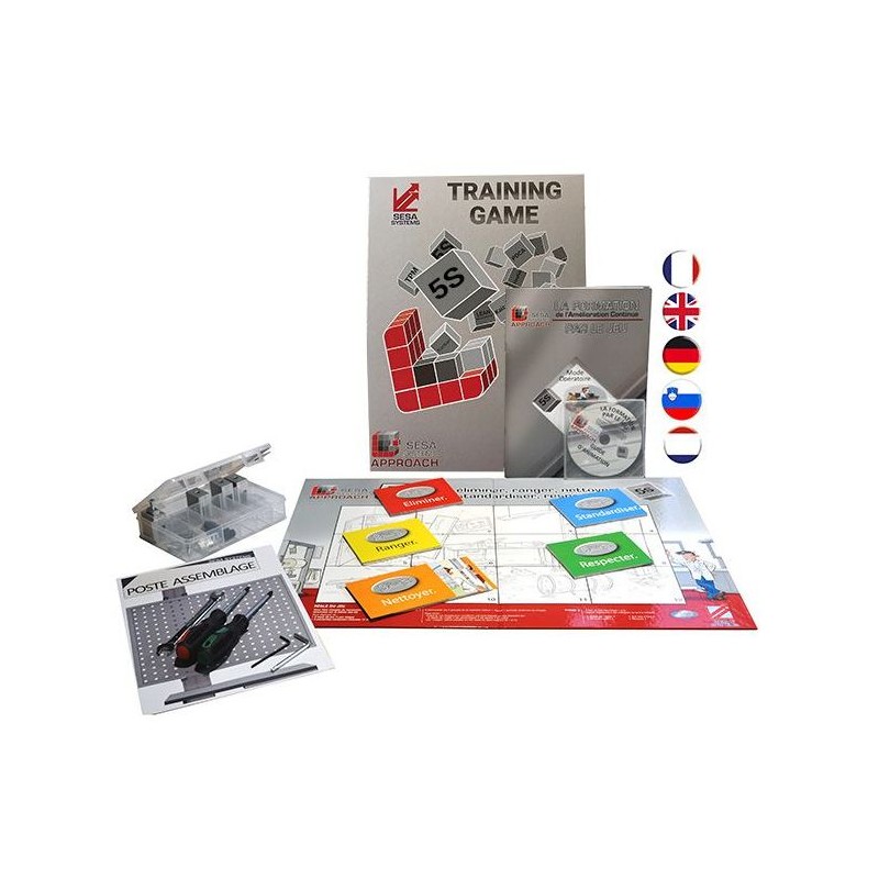 Jeu 5S – Formation et Sensibilisation en Management Lean (Français)