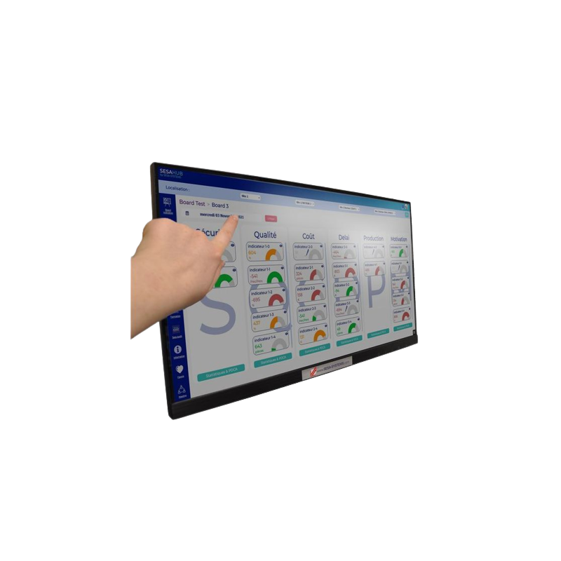 E-docboard 21.5" – Solution de Visualisation au Poste de Travail E-docboard 21.5" – Solution de Visualisation au Poste de Travail