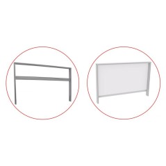 Fond Arrière en Tôle Blanche Vernie – Accessoire Industriel