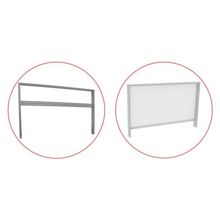 Fond Arrière en Tôle Blanche Vernie – Accessoire Industriel