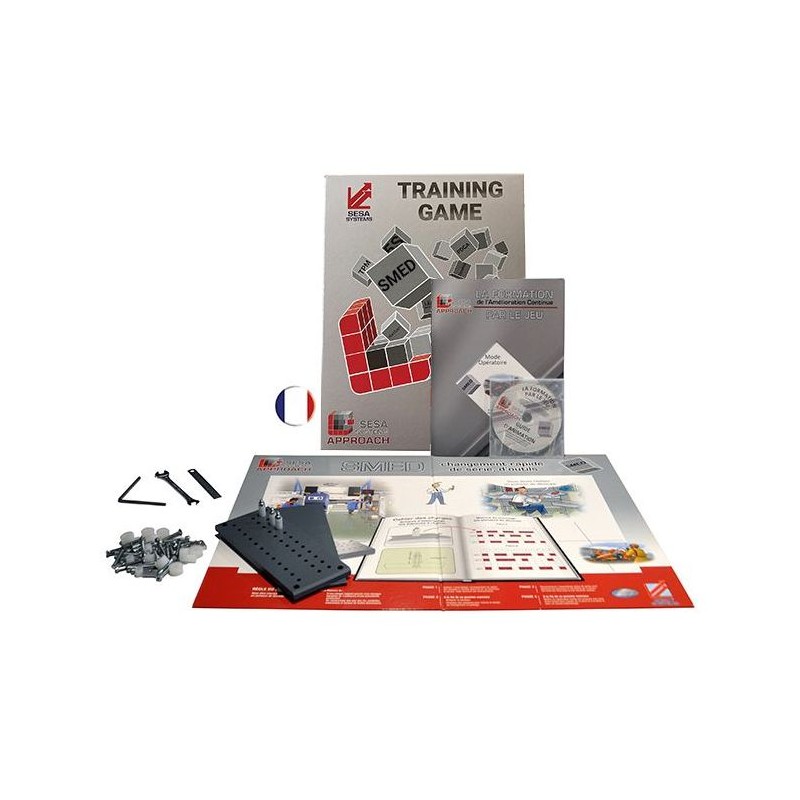 Jeu SMED en Français – Formation et Optimisation des Temps de Changement