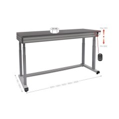 QUALIPOST 3200 ERGO – Poste industriel électrique ergonomique pour ateliers et lignes de production