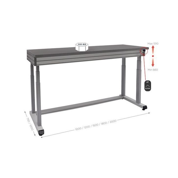 QUALIPOST 3200 ERGO – Poste de Travail Industriel Électrique et Ergonomique QUALIPOST 3200 ERGO – Poste de Travail Industriel Électrique et Ergonomique