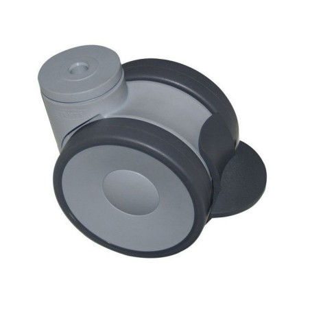 541052 – Lot de 4 roulettes pivotantes avec frein Ø100 mm pour meubles et postes de travail