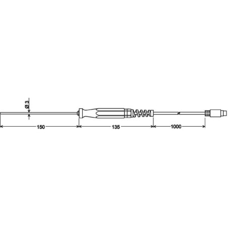 Sonde d’immersion pour liquides/gaz