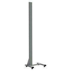 Piètement aluminium simple sur pieds – Hauteur 1960 mm pour structure stable