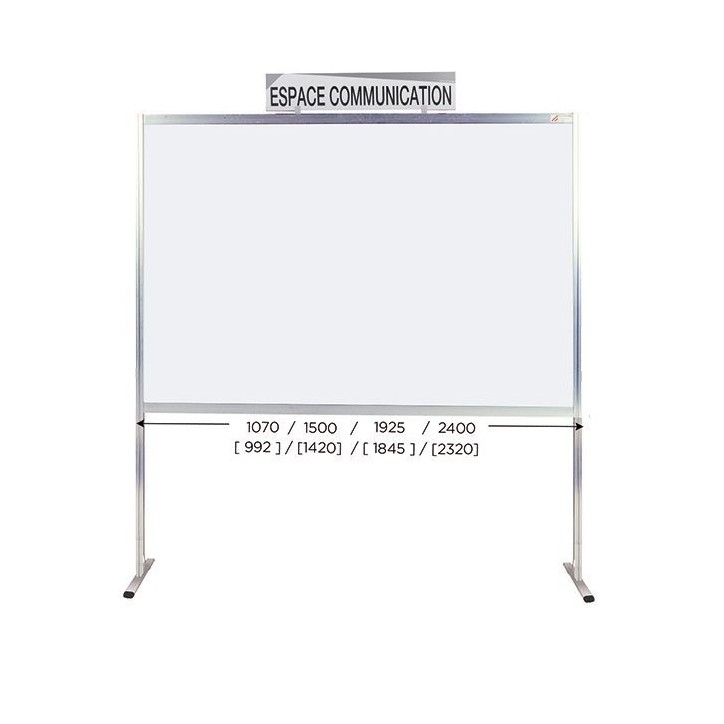 Mod’Info Central – Tableau d’Affichage 2400 x 2000 mm en Tôle Laquée Blanche Mod’Info Central – Tableau d’Affichage 2400 x 2000 mm en Tôle Laquée Blanche