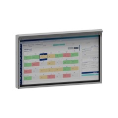 716110- Coffret de protection pour écran 43'' - 50'' avec paroi de protection anti-reflets fixe