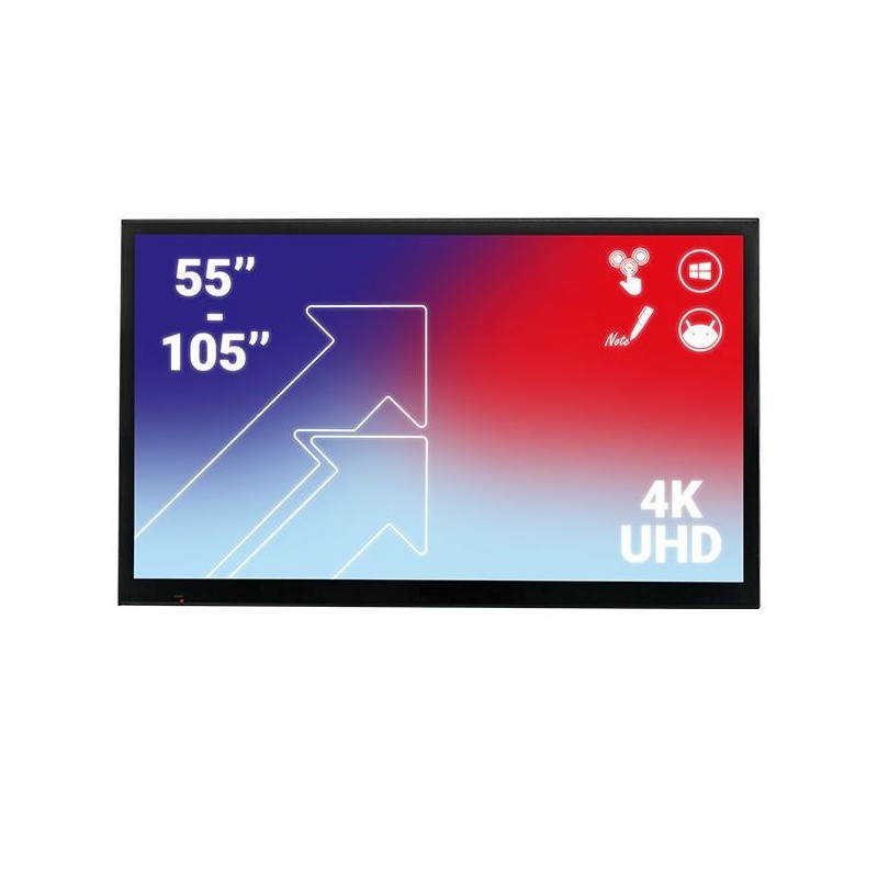 710086-E-MEETING écran interactif tactile 86'' l 1957 x H 1159 mm