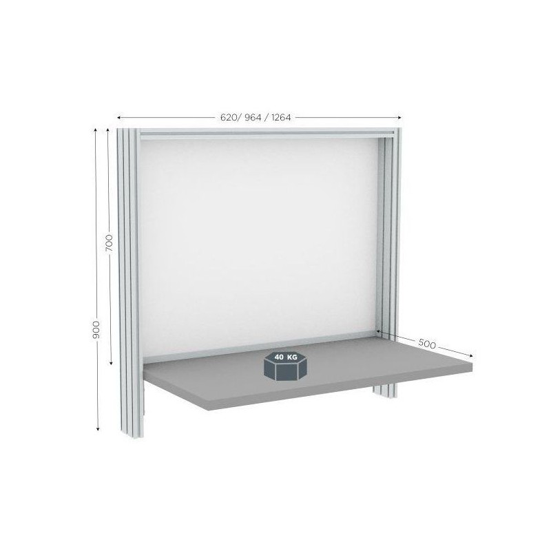 Poste de Contrôle Qualité Mural – Solution Ergonomique et Compacte