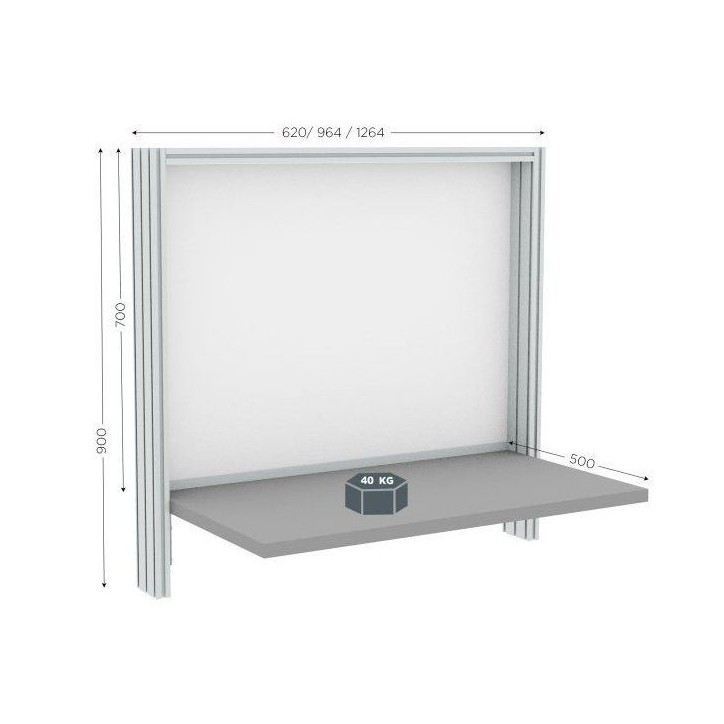 Poste de Contrôle Qualité Mural – Solution Ergonomique et Compacte