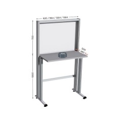 QUALIPOST 600A – Poste de travail industriel robuste et ergonomique