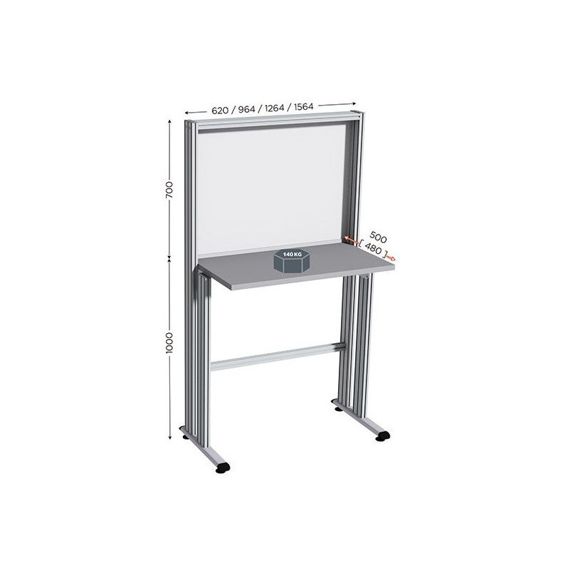 Poste de travail industriel QUALIPOST 600A