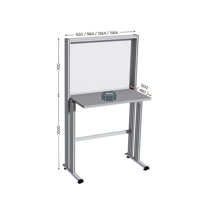 Poste de travail industriel QUALIPOST 600A Poste de travail industriel QUALIPOST 600A