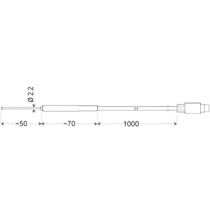 Sonde de mesure rapide pour surfaces solides