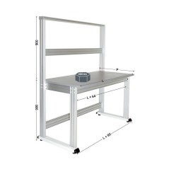 QUALIPOST 3000B – Poste de travail industriel ergonomique et modulable