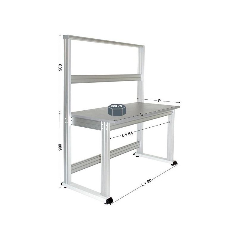 Poste de travail industriel QUALIPOST 3000B