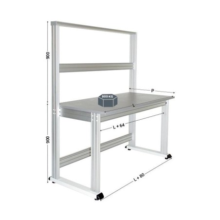 QUALIPOST 3000B – Poste de travail industriel ergonomique et modulable