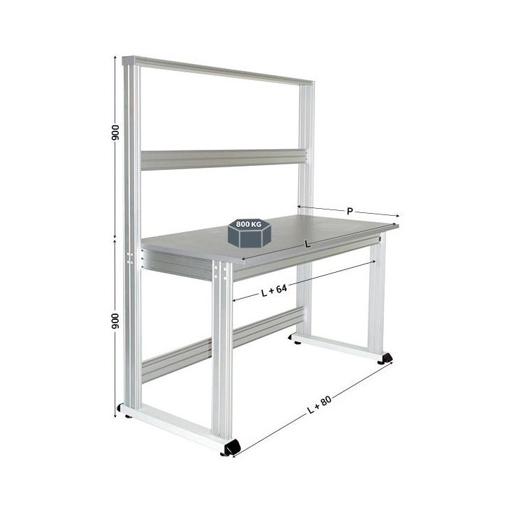 Poste de travail industriel QUALIPOST 3000B Poste de travail industriel QUALIPOST 3000B