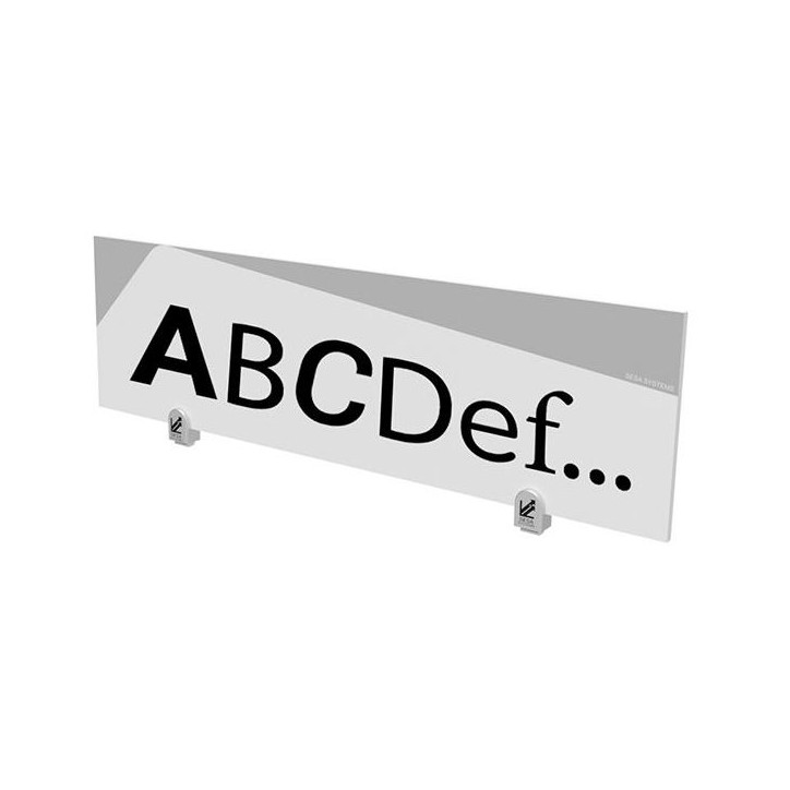 Bandeau design personnalisable avec étrier de fixation – L 1000 x H 200 mm Bandeau design personnalisable avec étrier de fixation – L 1000 x H 200 mm