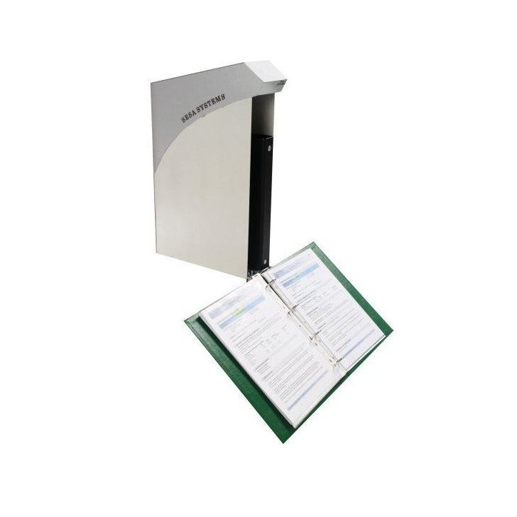 Support documentaire avec 2 classeurs A4