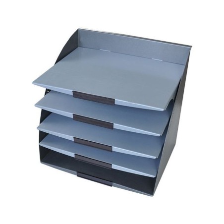 Porte-classeurs en acier 3 cases – Rangement robuste et pratique