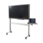 Support aluminium pour E-MEETING 86'' à 98'' sur roulettes