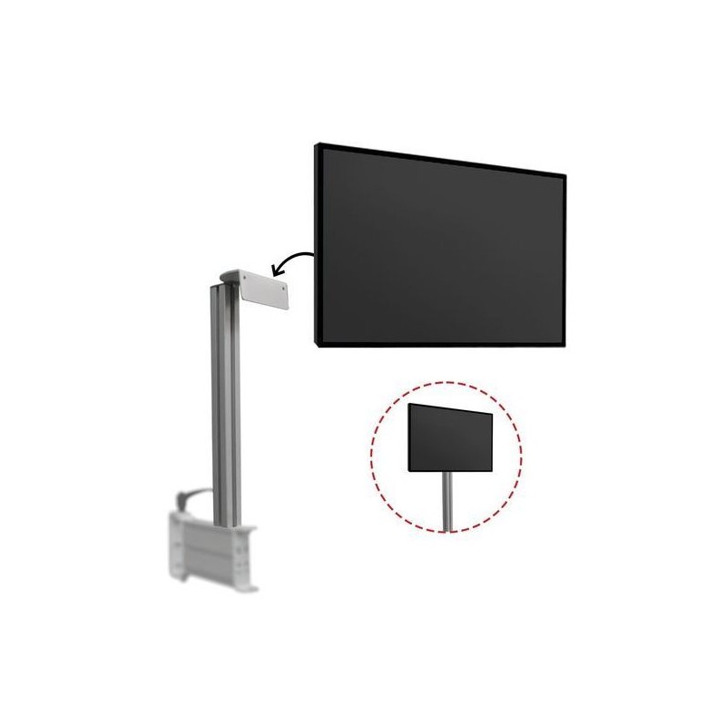 Bras pour écran plat H 400 mm