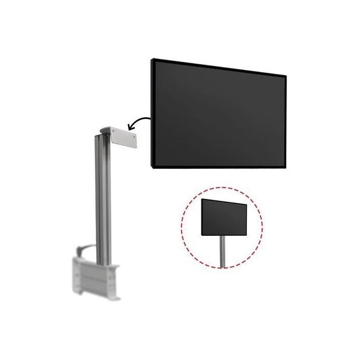 Bras pour écran plat H 400 mm