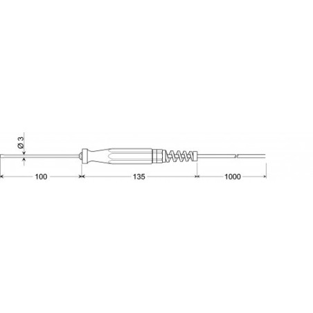Sonde pour surfaces solide