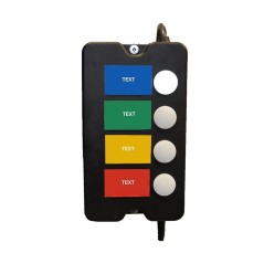 551229-LEANANDON boîtier de pilotage noir l 92 x P 32 x H 160 mm 115-230V AC