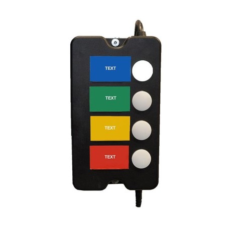 LEANANDON Boîtier de pilotage noir – L 92 x P 32 x H 160 mm, 115-230V AC