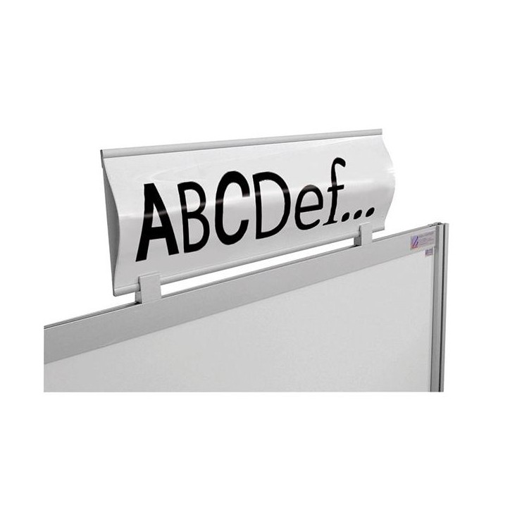 Bandeau bombé personnalisable l 300 x H 210 mm avec etrier de fixation